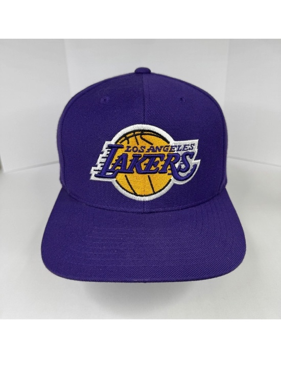 Mitchell & Ness Other - LA Lakers Snapback Hat Cap Men's One Size Purple NBA Basketball Mitchell Ness